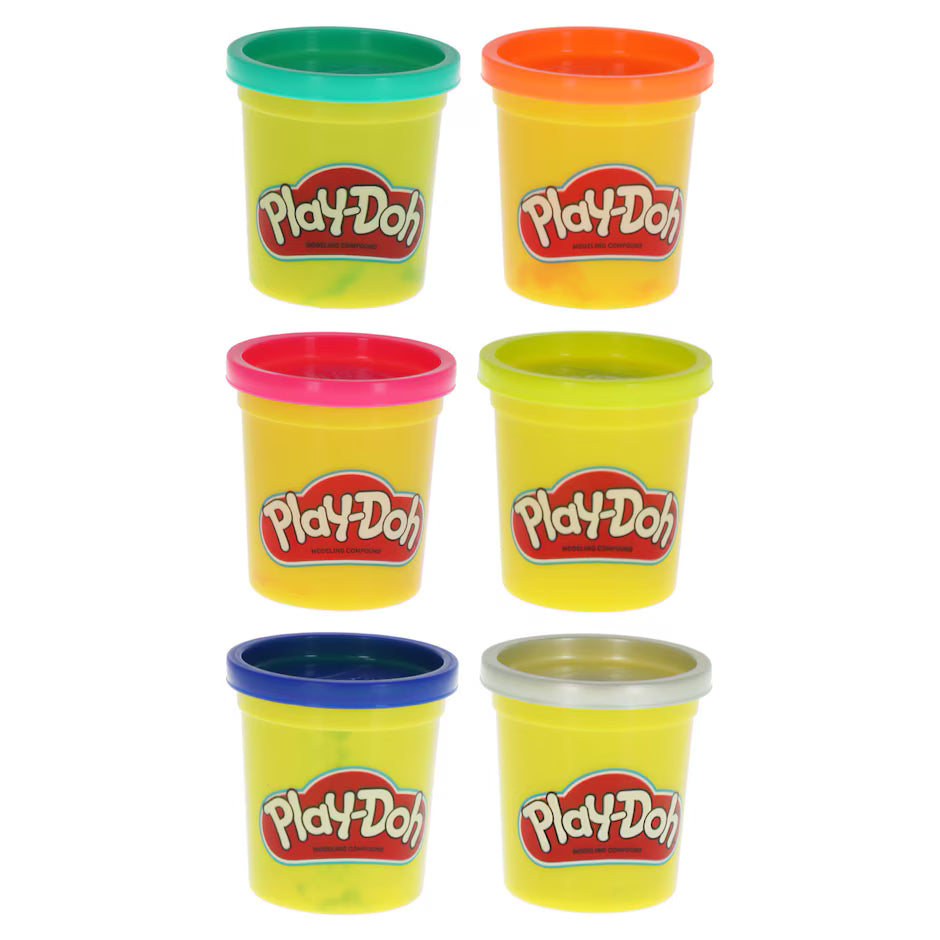 Play-Doh Super Silver Dough Packs, 6-ct.